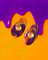 Image 3 of Orange Purple Sparkle Tongue 🧡👅💜