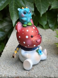 Image 4 of Mollie Monster and PupPup Original Sculpture (Mushroom)