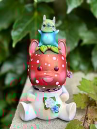 Image 1 of Koroqi and PupPup Large Original Sculpture (Mushroom)