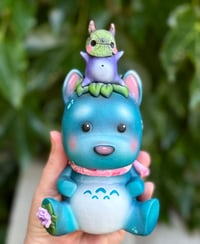 Image 1 of Koroqi and PupPup Large Original Sculpture (blue)