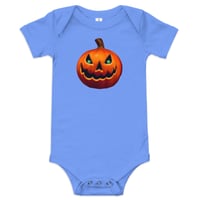 Image 12 of Baby Short Sleeve Onesie - Classic Jack O Lantern