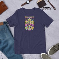 Image 8 of Make Quilts Not War Unisex t-shirt