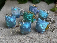 Image 1 of Mollie Monster Keychain (Cool Colors)