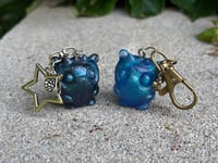 Image 4 of Mollie Monster Keychain (Cool Colors)