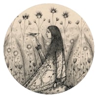 'Among Friends' Round Sticker