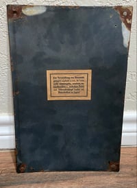 Image 2 of Inter-War (Nazi Germany) Enamel NSDAP Newspaper Advertising Sign - Replica