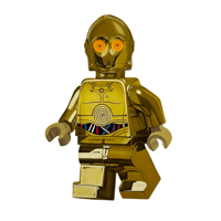Lego C-3PO Painting