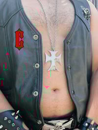 Image 5 of DOOMED CROSS NECKLACE