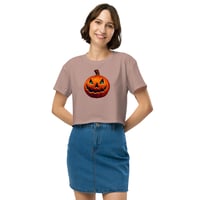 Image 5 of Crop Top - Classic Jack O Lantern