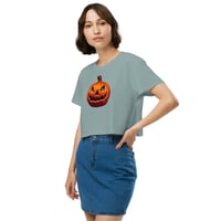 Image 8 of Crop Top - Classic Jack O Lantern