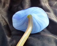 Image 4 of Glass mushroom handmade pyrex for inside or outdoor gardens / potted plants, or even aquariums. H...