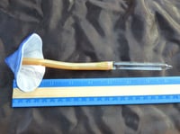 Image 5 of Glass mushroom handmade pyrex for inside or outdoor gardens / potted plants, or even aquariums. H...