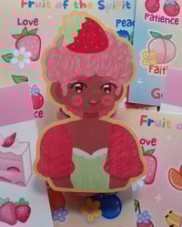 Strawberry Girl sticker