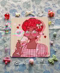 Sip of Strawberry print