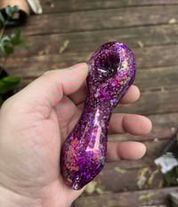 Image 6 of Whiskey Red Glitter Pipe 