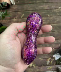 Image 5 of Whiskey Red Glitter Pipe 