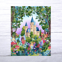 Fairy Tale Forest By Color Principle for Henry Glass & Co - Pattern CP77518 Licensed Quilt Panel 