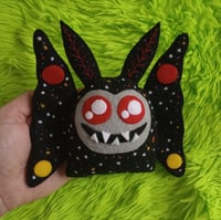 Image 4 of Fabric art cosmic moth of destiny