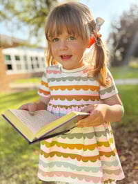 Image 2 of Back to School | babydoll peplum | multiple prints