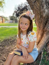 Image 1 of Back to School | Puff shoulder  Tuck-in | multiple prints