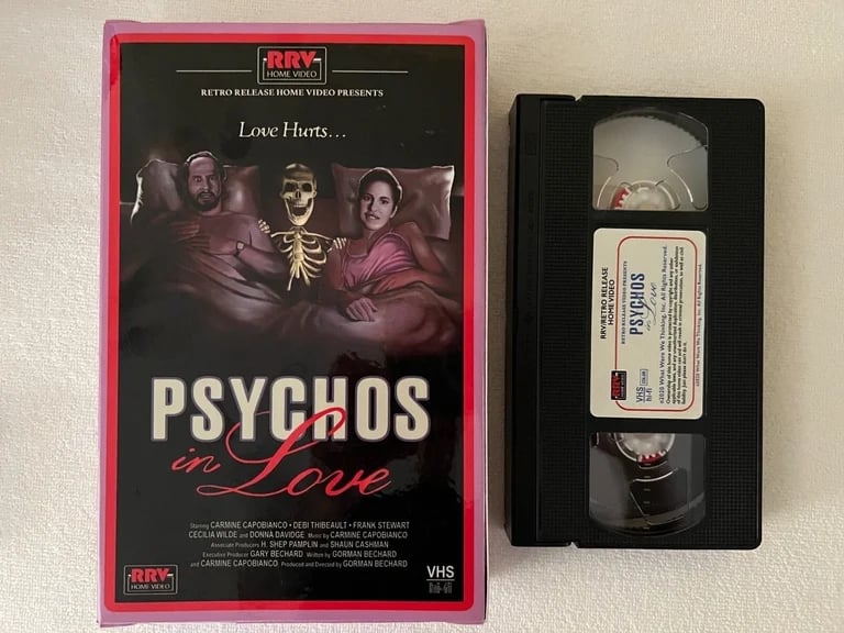 Image of Psychos In Love VHS re-release