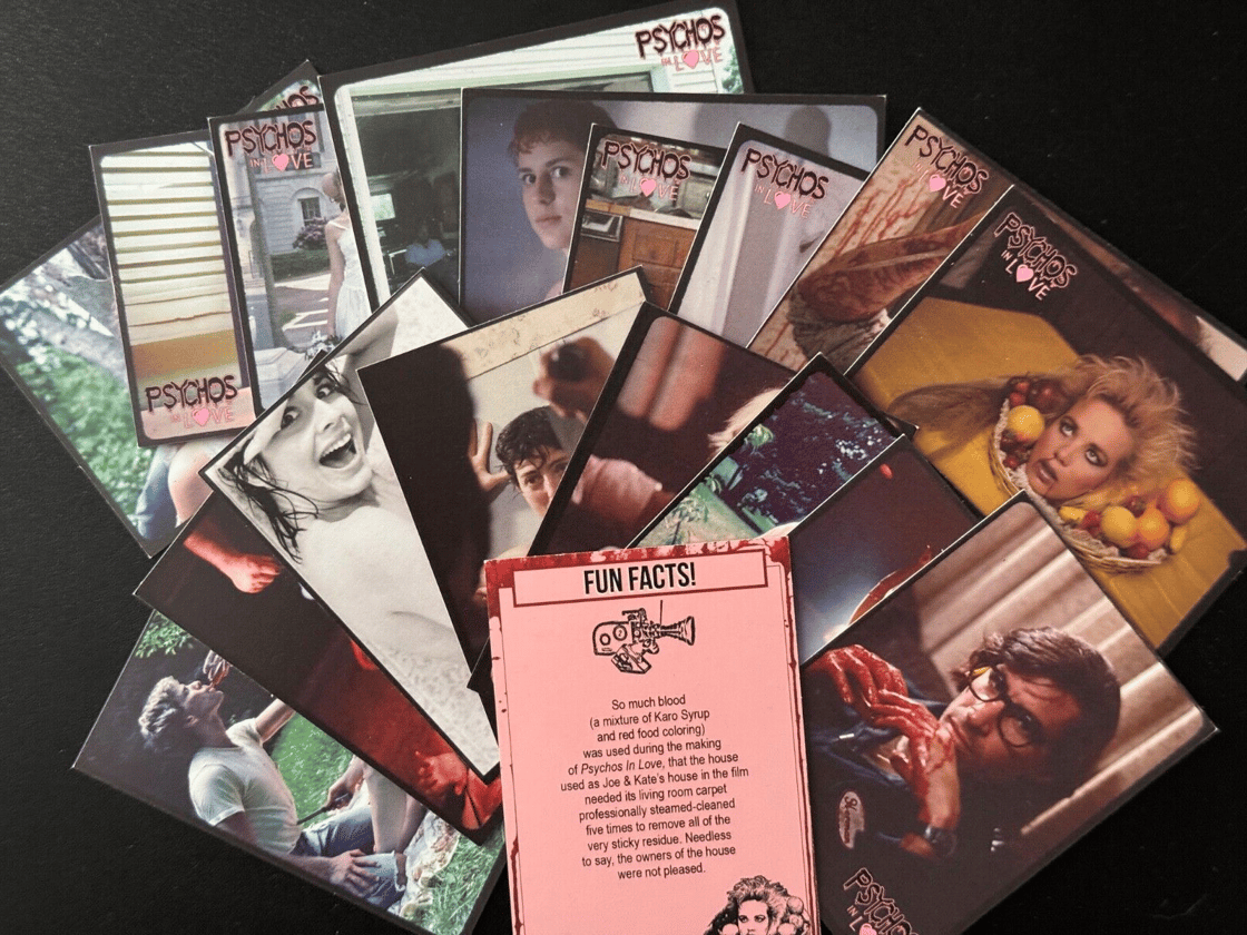 Image of Psychos In Love - official trading cards, complete set of 18