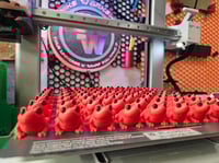 Image 3 of 🐸 Tiny Frog with a Cute Butt – Keychain