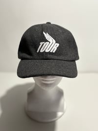 Image 1 of Angel Wing Logo "Members" Charcoal Wool Hat