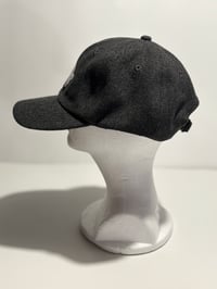 Image 2 of Angel Wing Logo "Members" Charcoal Wool Hat
