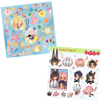 Image 1 of Square Sticker Sheets