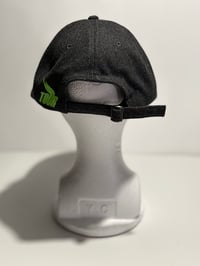 Image 2 of Museum Logo "Members" Charcoal Fl. Green Glitter  | 1 Of 1 Wool Hat