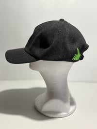 Image 3 of Museum Logo "Members" Charcoal Fl. Green Glitter  | 1 Of 1 Wool Hat