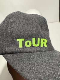 Image 4 of Museum Logo "Members" Charcoal Fl. Green Glitter  | 1 Of 1 Wool Hat