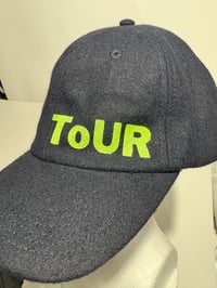 Image 4 of Museum Logo "Members" Navy Fl. Green Glitter  | 1 Of 1 Wool Hat