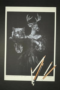 Image 2 of “She Is a Mad Woman, Is She Not?” 13x19in Print