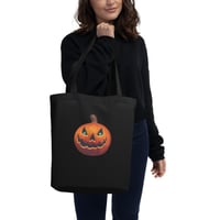 Image 2 of Tote Bag (ECO Friendly) - Classic Jack O Lantern