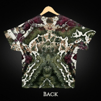 Image 2 of Ice Dyed (XL) Butterfly Tie Dye Adult Unisex T-shirt