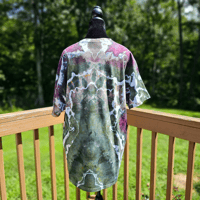 Image 4 of Ice Dyed (XL) Butterfly Tie Dye Adult Unisex T-shirt