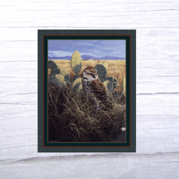 Burrowing Owl Quilt Panel By John Seerey-Lester For MDG Fabrics 