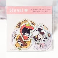 Image 1 of &team sticker pack