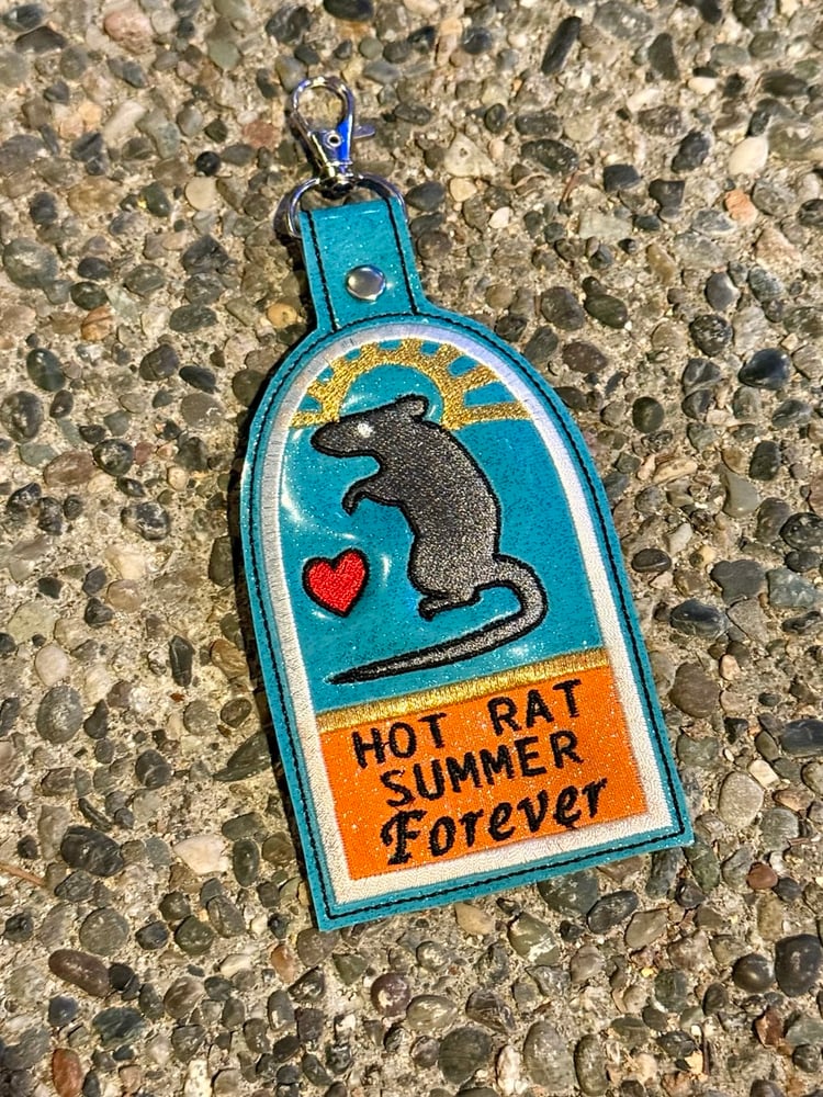 Image of Embroidered Tag: Hot Rat Summer FOREVER