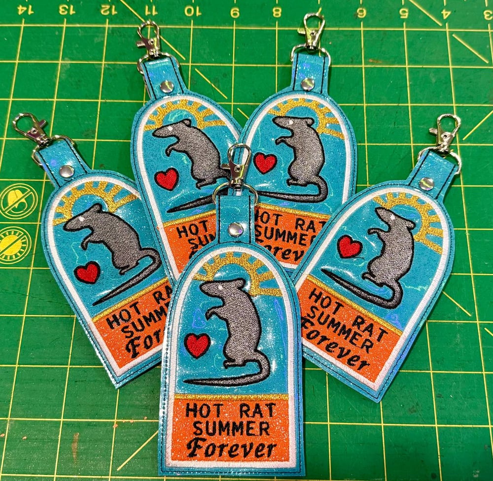 Image of Embroidered Tag: Hot Rat Summer FOREVER