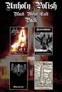 Image 1 of Unholy Polish Black Metal Cult 4 MC Bundle