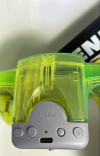 Image 3 of N64 Extreme Green w/8bitdo wireless