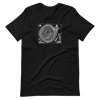 LND Turntable White on Black Unisex T