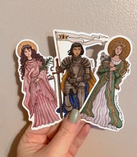 Image 5 of Female saint stickers