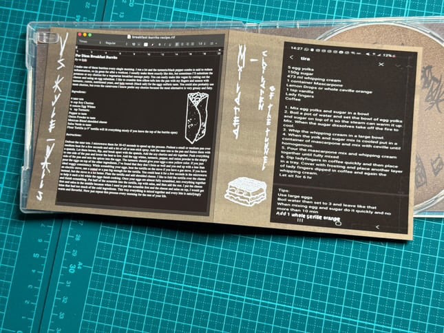 the skramz cookbook cd