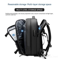 New cross-border vacuum compression backpack with large capacity expansion, travel backpack.