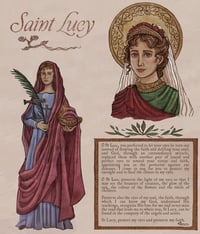 Saint Lucy print
