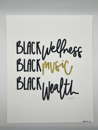 Black Everything Art Print